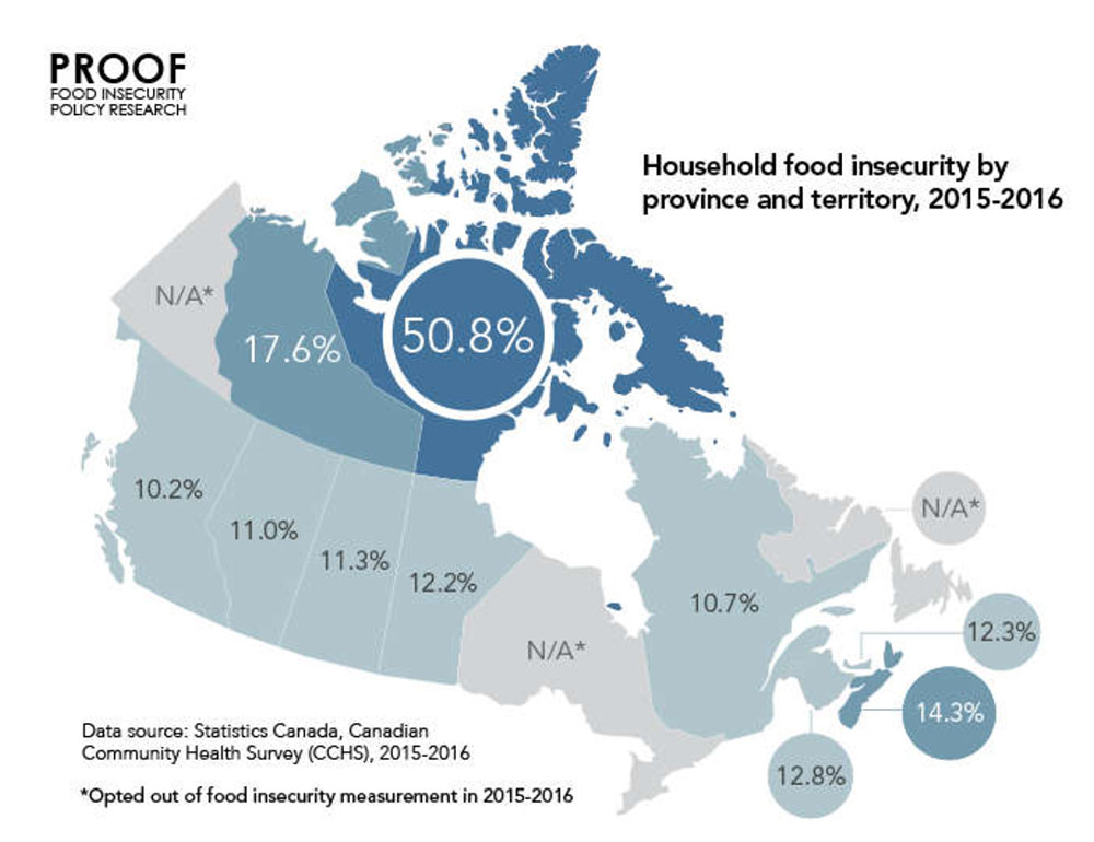 Figure 1: Food insecurity in Canada