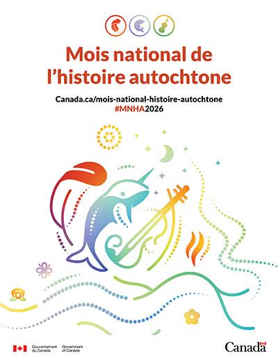 L'affiche du Mois national de l'histoire autochtone 2026