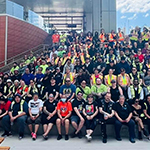 Photo de groupe des membres de la patrouille du Bear Clan 