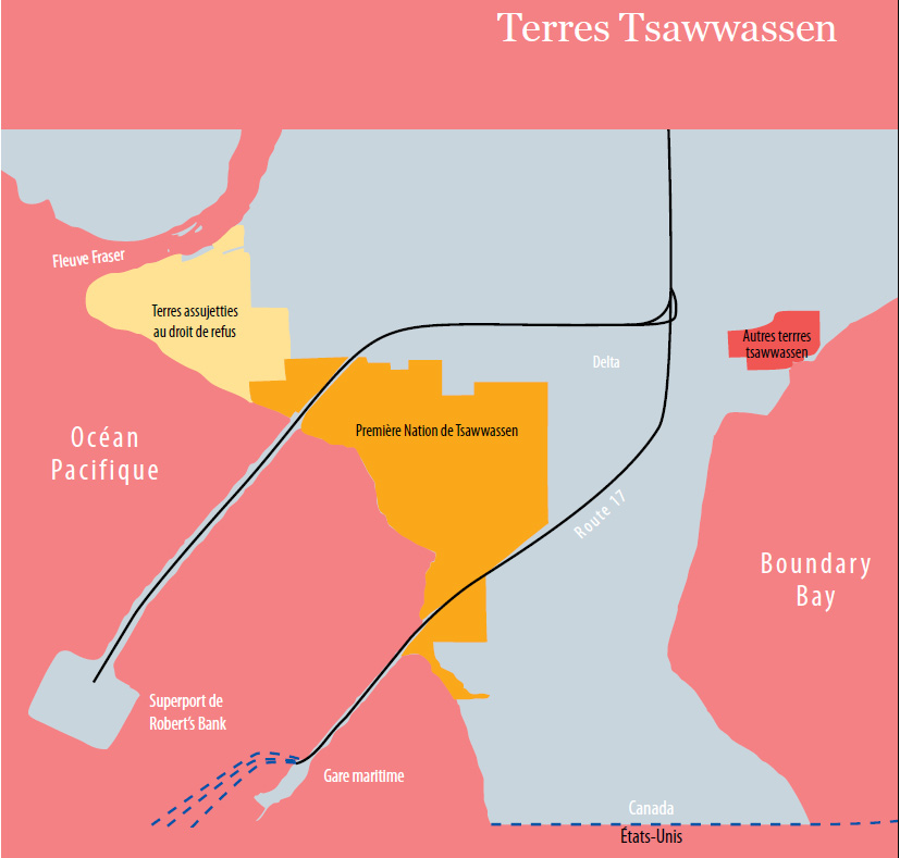 Figure: Carte de Terres Tsawwassen